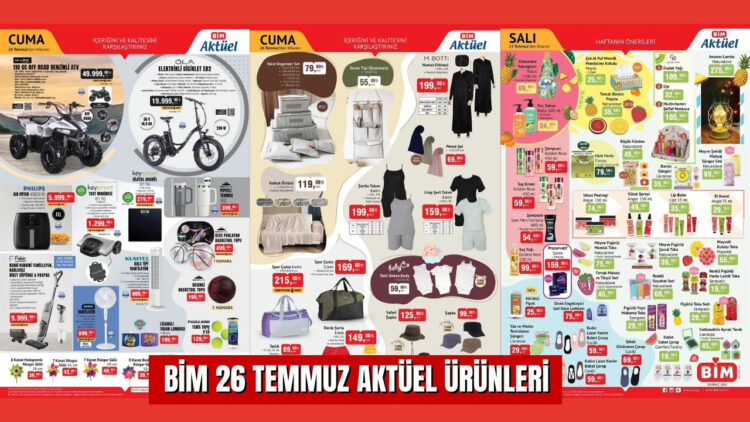 BİM'e Erkeklere Benzinli ATV Kadınlara Kozmetik Ürünleri Geliyor! 26 Temmuz 2024 BİM Aktüel Ürünler İndirimiq