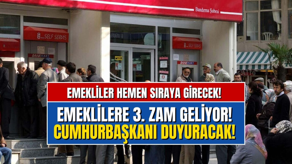 Emekliler 12500 TL Üzerine Yeni Zam Alacak