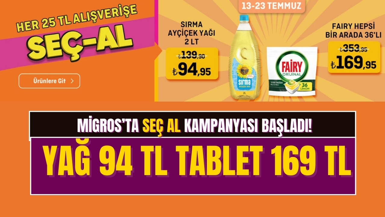 Migros Seç Al Kampanyası İndirimleri