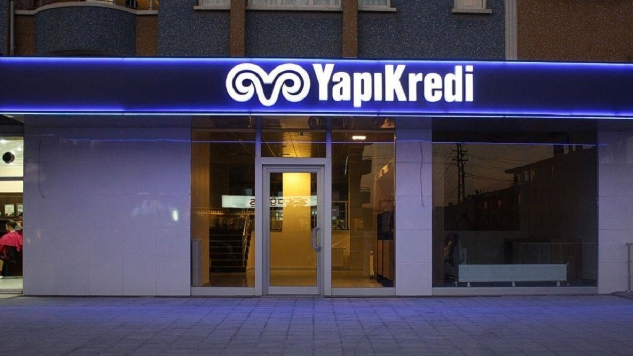 Yapı Kredi bankası girişi görüntüsü